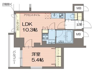 プレジオ難波ASIANの物件間取画像